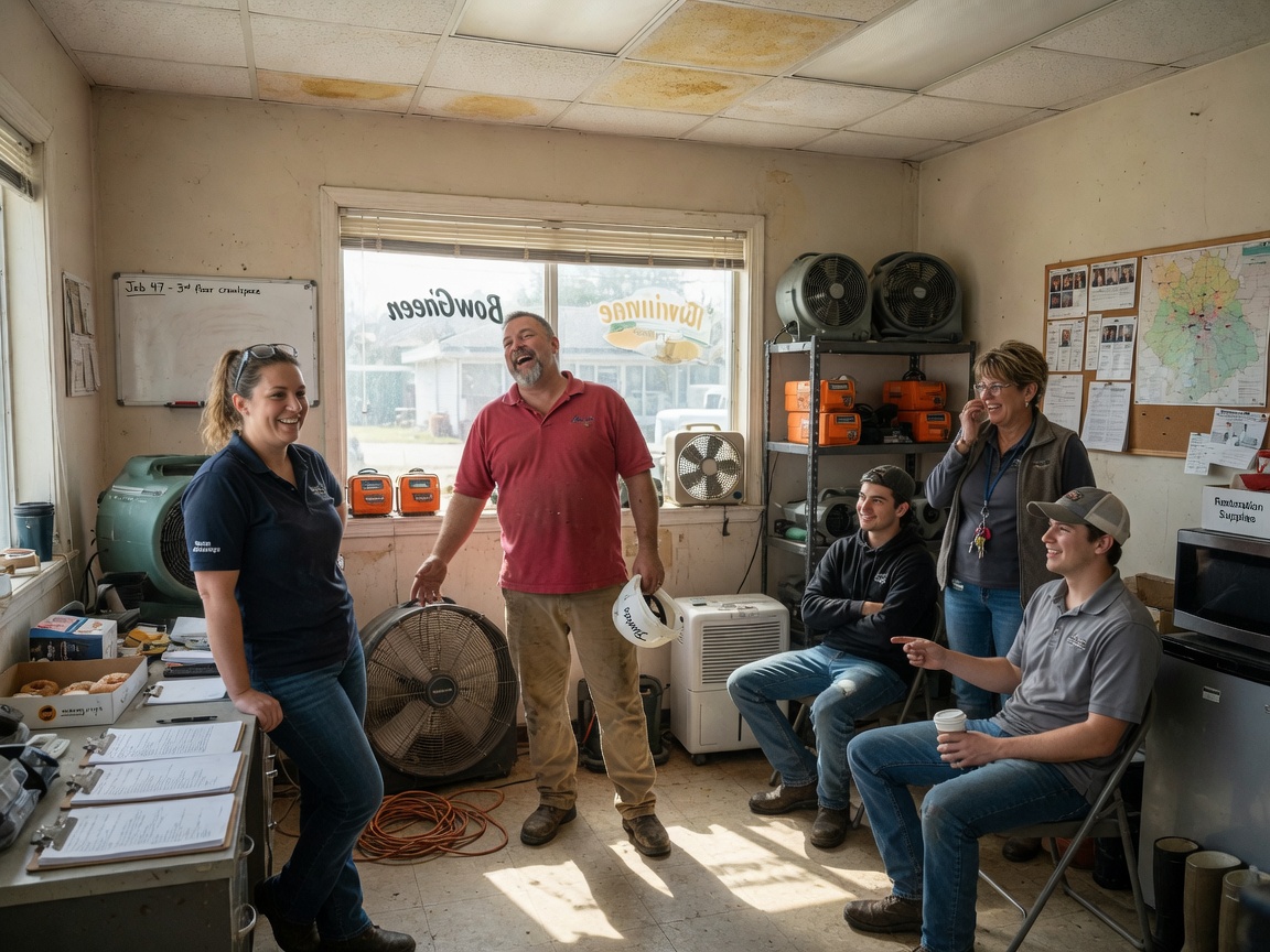 The Bowling Green Co team at work in Bowling Green